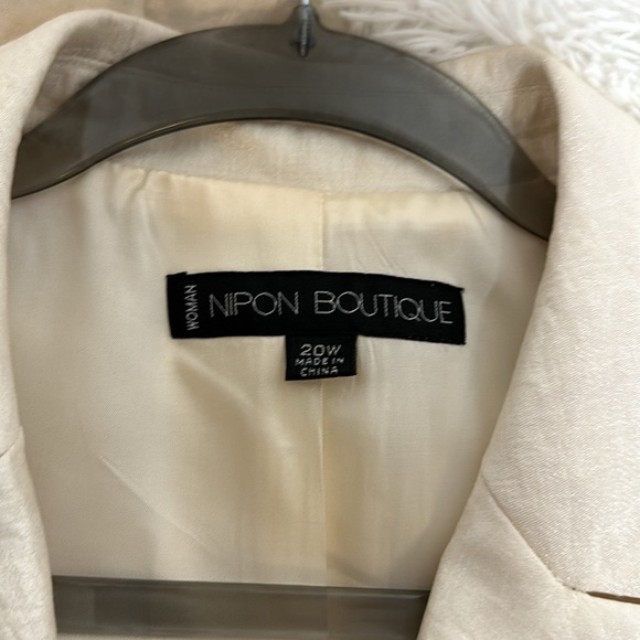 NWT Nipon Boutique Long Sleeve Embroidered Jacket with Skirt Size 20 MSRP $280 - Picture 7 of 14